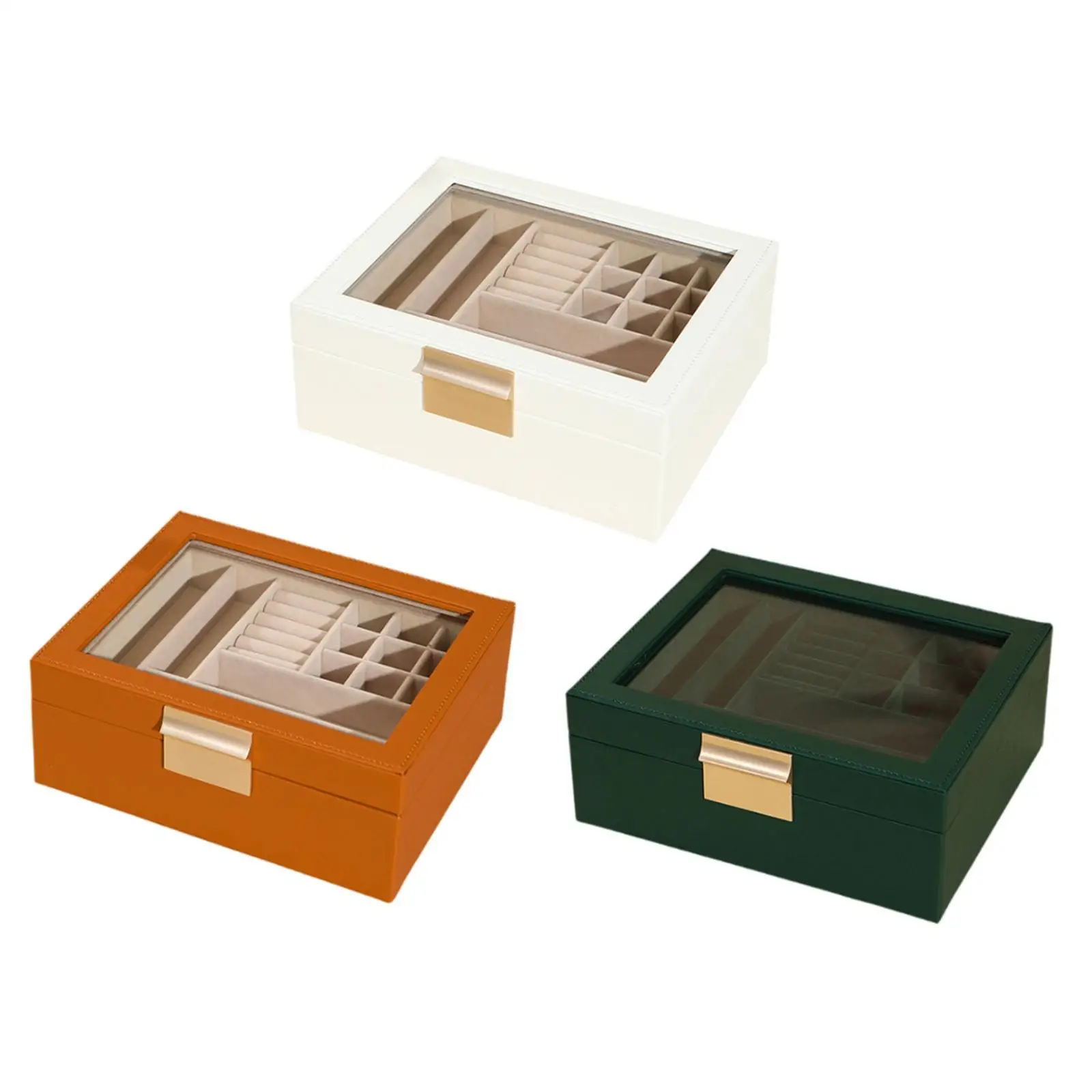 กล่องเก็บเครื่องประดับ กล่องจัดระเบียบเครื่องประดับ ของขวัญสำหรับผู้หญิง