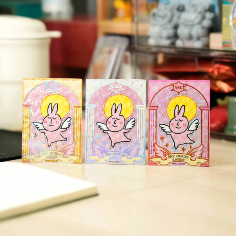 

Card.Fun Authentic Anime My Friend Rabbit Collection Card Blind Box Collectible Trading Cards Gift For Children Birthday Toys