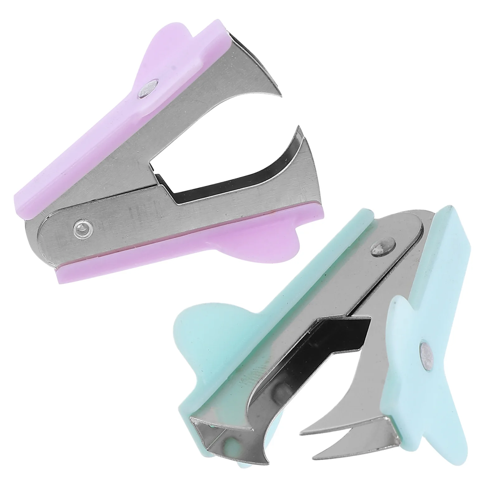 

4pcs Remover Portable Small Practical Staple Puller Office Home Use Lightweight Colored Nail Remover For Staple Removal