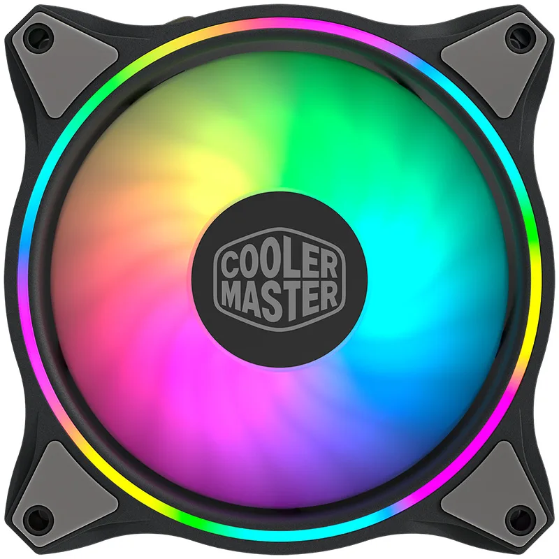 Cooler Master MF120 HALO 3-In-1 KIT ARGB Computer Case CPU Cooling Fan 120mm Dual Loop Addressable RGB Lighting 5V/3PIN Radiator