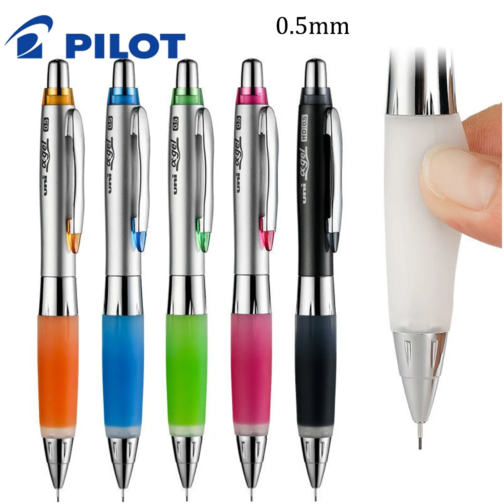 

Japan UNI Mechanical Pencil M5-617GG Soft Handshake Anti-fatigue Shake Lead Core 0.5mm Hard To Break Lead School Stationery