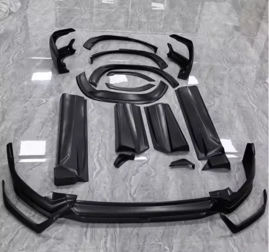 New Released Facelift Plastic Glossy Black Bumper Body Kit Front Spoiler Replacement Parts