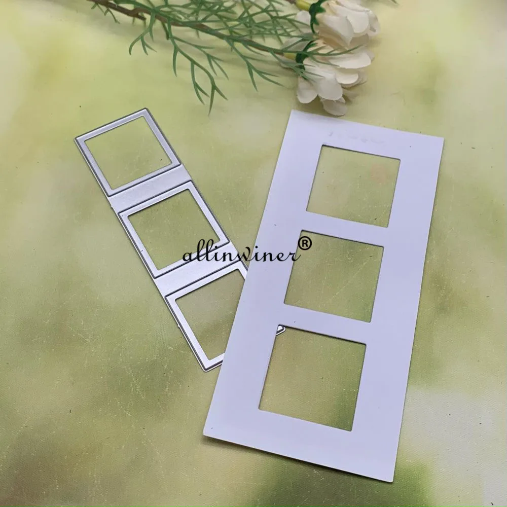 Square window frame Metal Cutting Dies Stencils Die Cut for DIY Scrapbooking Album Paper Card Embossing