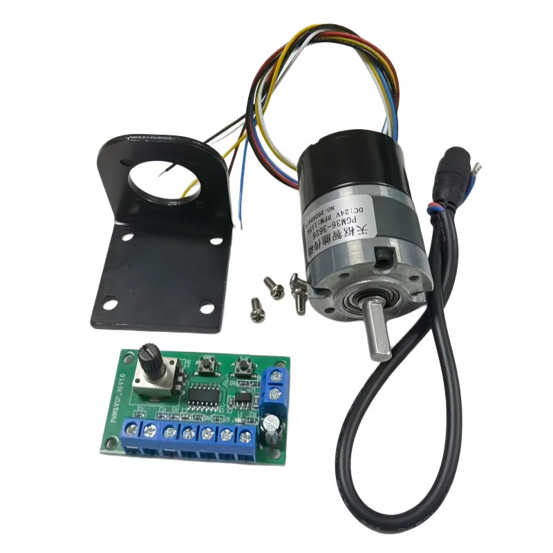 High torque, forward and reverse rotation 12V and 24V, brushless gear reduction motor 36-3626, durable and long-lasting