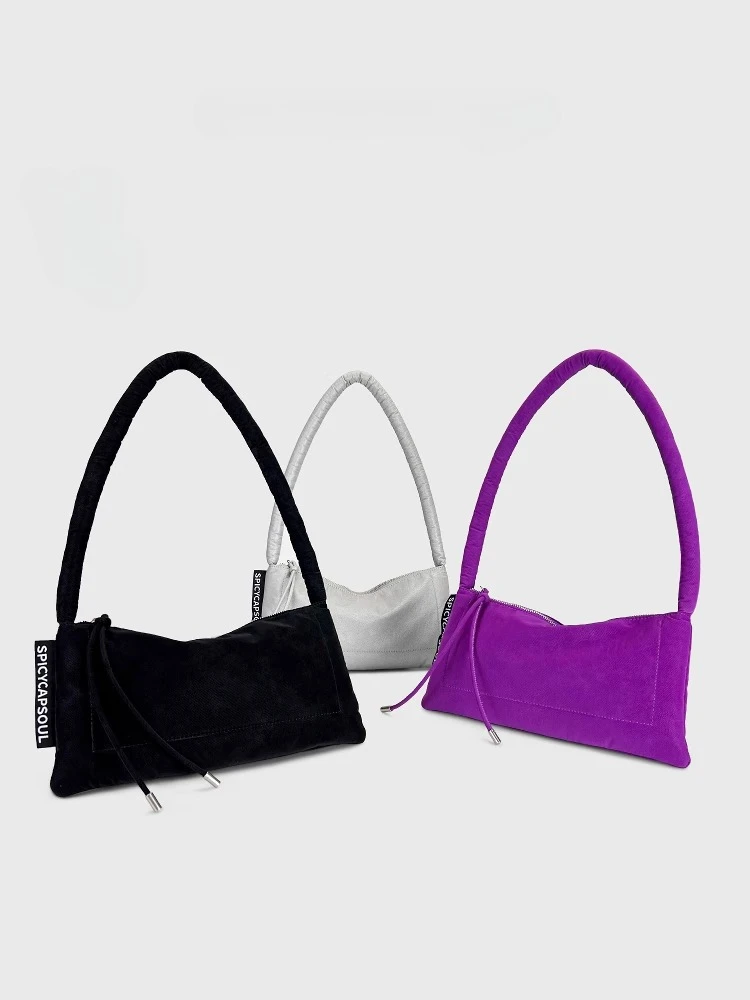 

Trend fog matte shoulder cloud women's bag