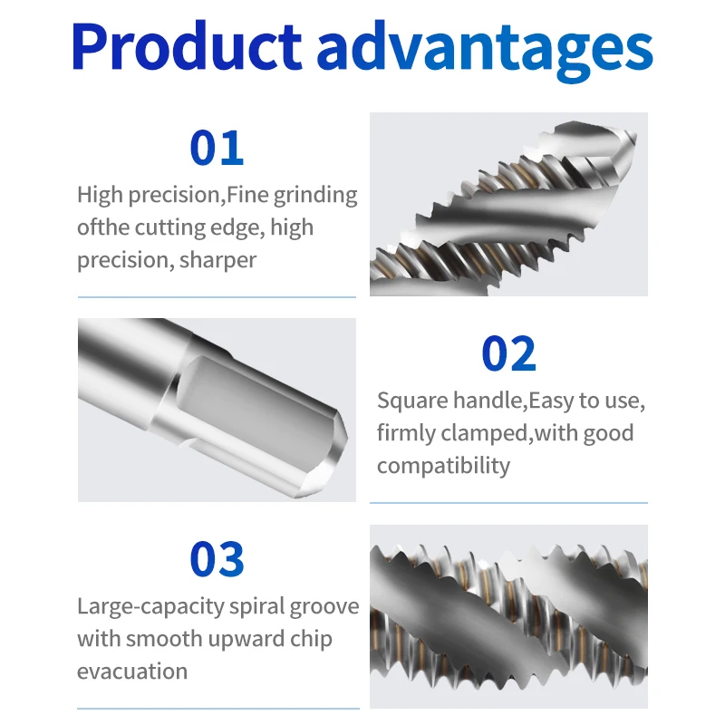 EiMoGe Store HSSE متري دوامة مخدد الصنابير M7M8M9M10M11M12M14M16M18M20M22M24 المسمار غرامة الموضوع الصنابير