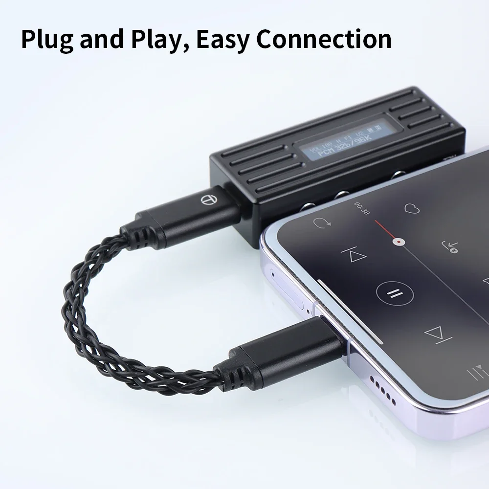 

TRN TO USB C DAC Amp Type-C To Type-C Upgrade Cable Adapter