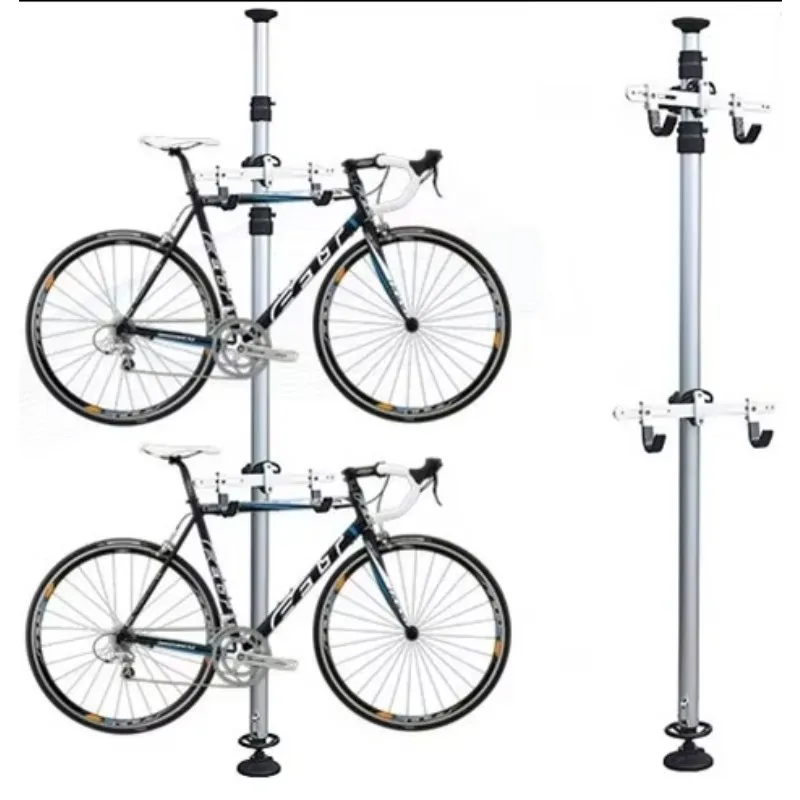 

STLF Bicycle Bike Hanger Parking Rack Storage Floor to Ceiling Stand 3.4m