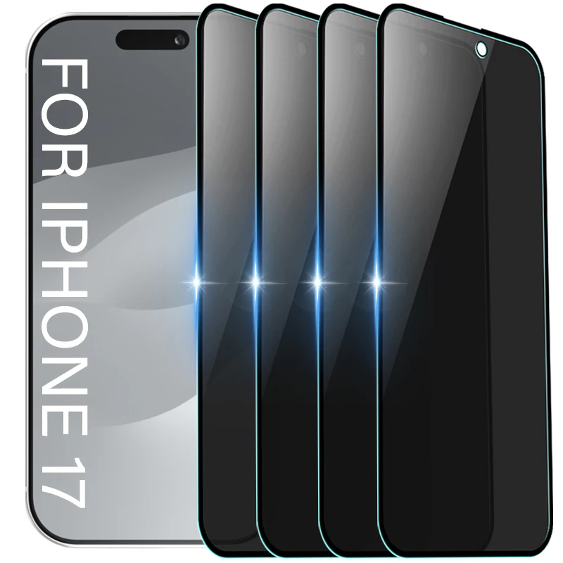

Privacy Tempered Glass for IPhone 17 Pro Max 9H Hardness Screen Protectors For iPhone17 17Air 17Pro Anti-Peeping Glass Films