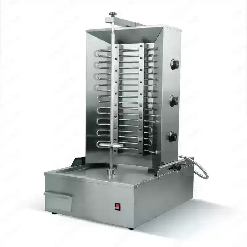 Gas Turkish barbecue machine Electric automatic rotation Commercial Middle Eastern barbecue grill Brazilian barbecue bibimba
