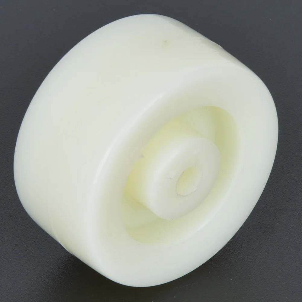 

ZK40 10pcs 2 Inches Nylon Wheel Nylon Round Pulley Caster Roller Wheel 20KG Maximum Load