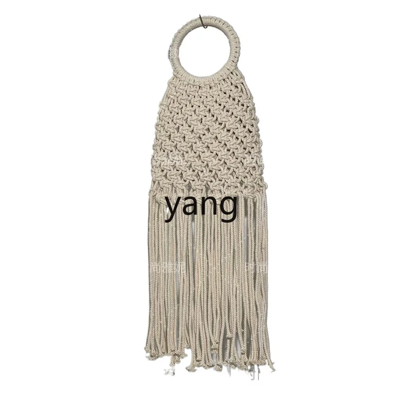 

LMM handmade tassel woven tassel bag women's bag small fresh handbag mobile phone change bag tide