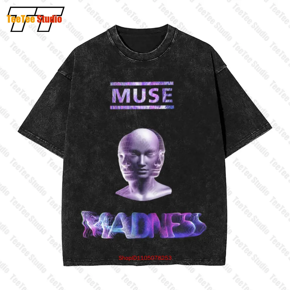 

Винтажная футболка большого размера с логотипом рок-группы Muse Madness 1BH3