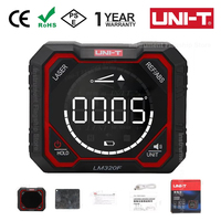 UNI-T Digital Angel Meter LM320 Inclinometer 4*90° with Relative Absolute Angle Measurement % MM/M IN/FT Magnetic Inclinometer