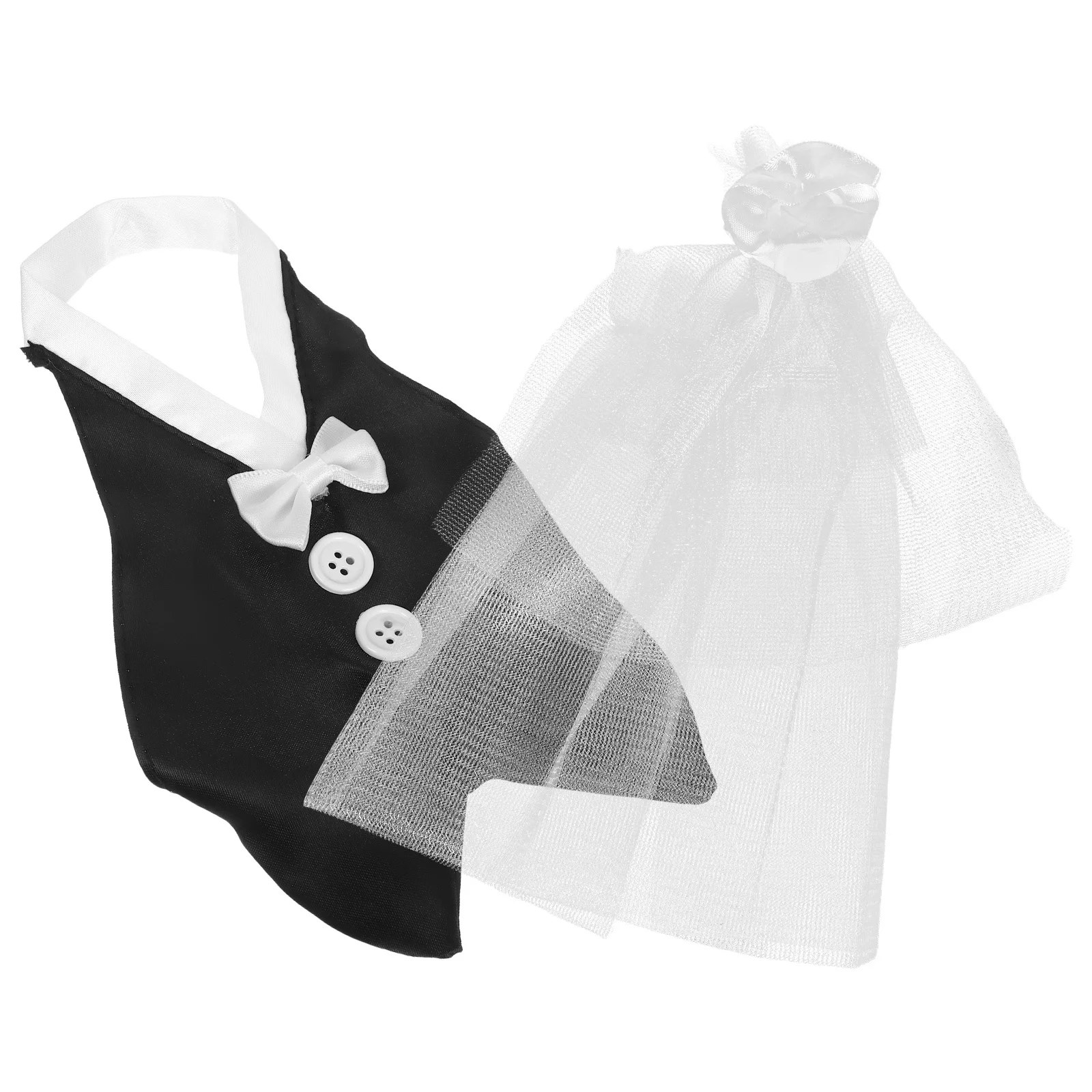 

4Pcs Romantic Wedding Wine Bottle Covers Reusable Wedding Accessories Table Decor Valentine Day Party