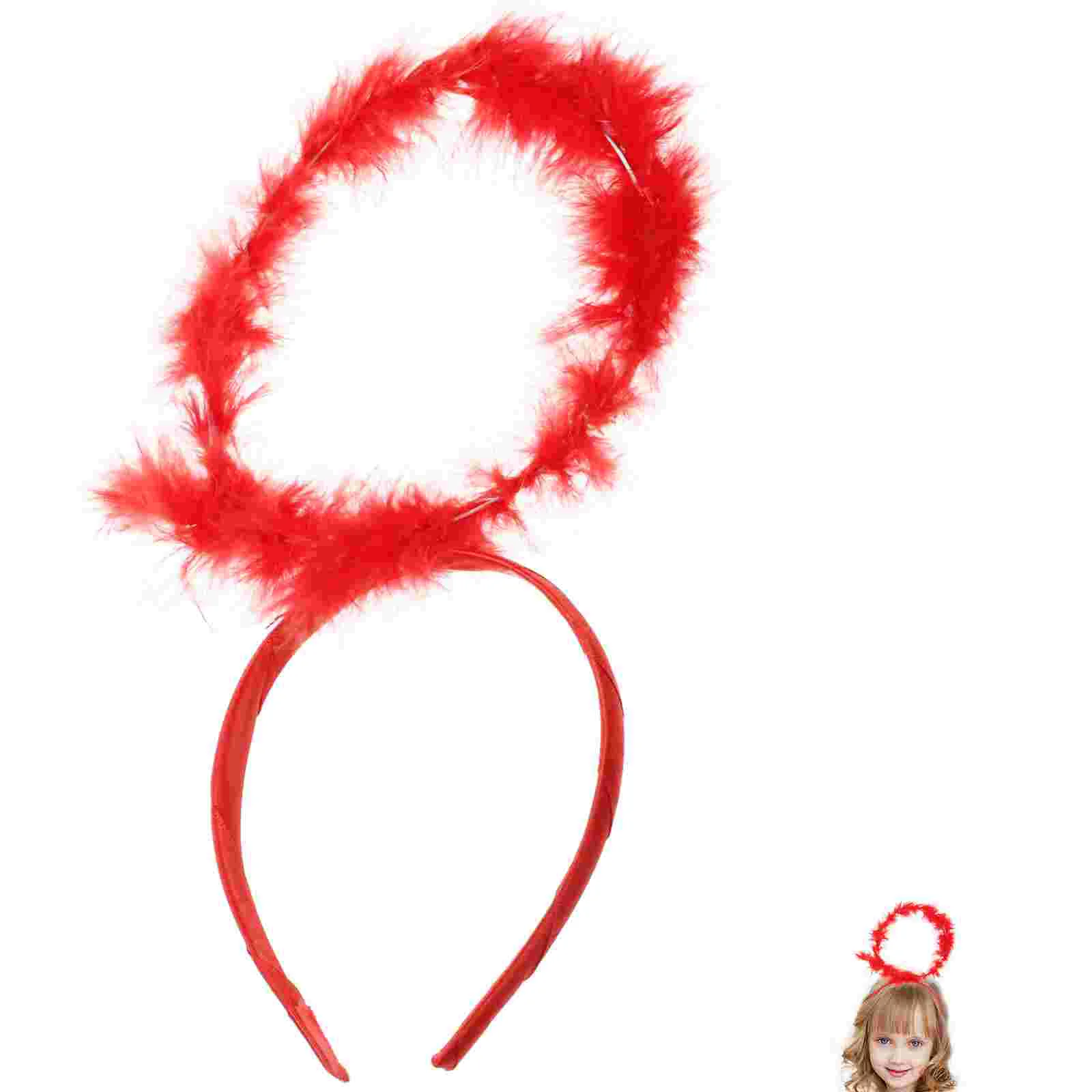 Angel Headband Roleplay Costume Outfits Cosplay Accessory Prop Performance Headgear Clothing