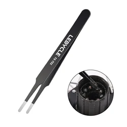 Bicycle Seal Removal Tweezers 122*11mm Ball Bearings Ball Headset Bike Bicycles Black Multi Functional Non-slip Repair Tweezers