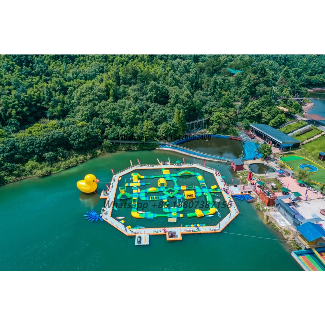 Wholesale Inflatable Water Park Equipment Floating Sea Water Amusement Facilities