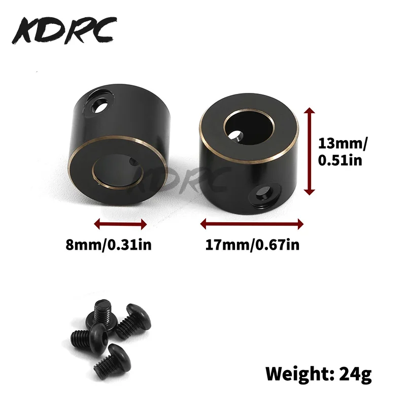 SCX10 pro Upgrade Parts Brass Steering Knuckle C Hub Carrier Axle Tube Link Mount Differential Cover for Axial RC Car