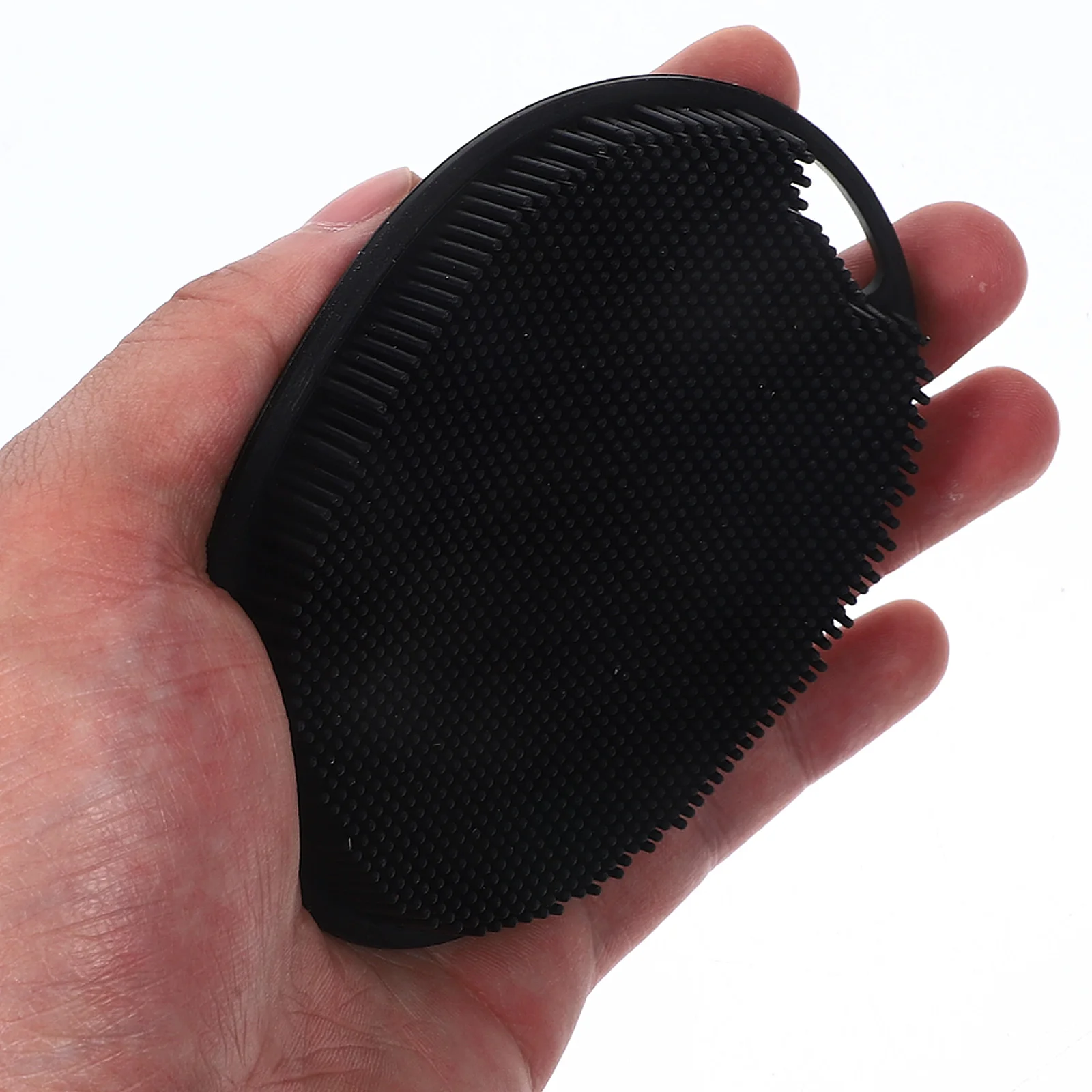 Spazzola per la pulizia del viso in silicone Testa in silicone morbido Manico ergonomico Esfoliante per il corpo del viso Detergente profondo