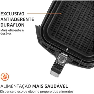 Elektrische Fritteuse ohne Öl/Luft-Fritteus-Mondialfamilie AFN-40-BI Black 4L mit Timer-110V 12 Hauptverkäufe Elektrische Breitmaschine - №10
