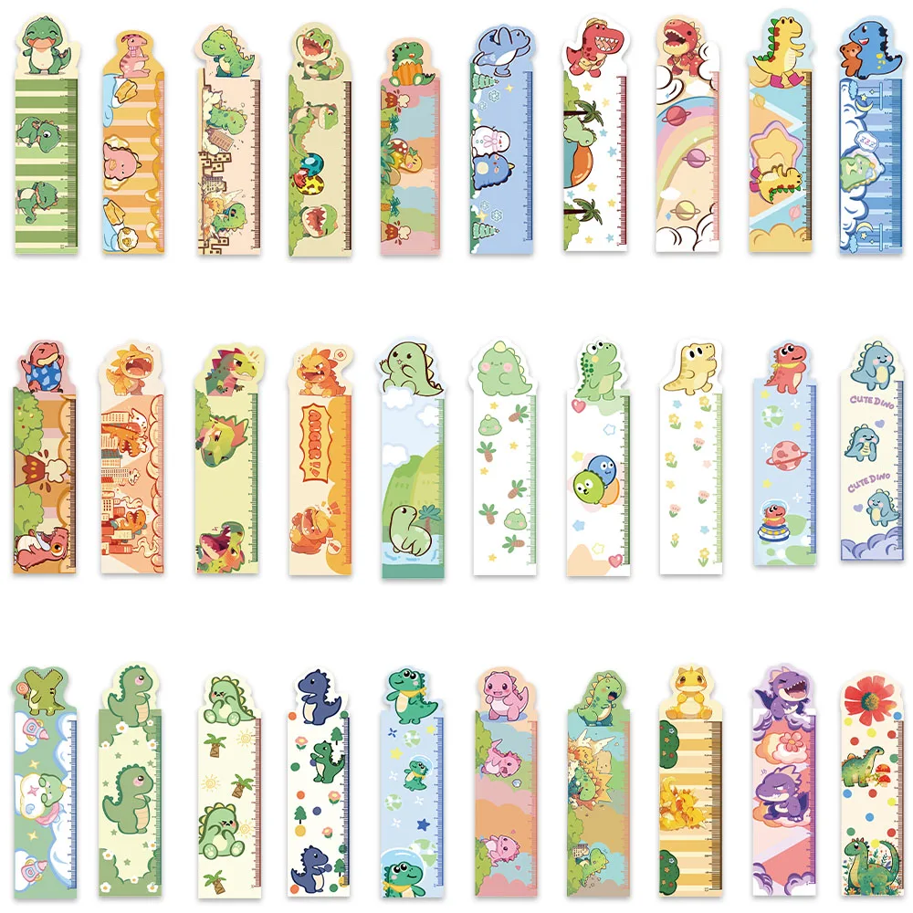 30pcs Cute Cartoon Animal Dinosaur Paper Bookmarks Student Reader Gift Library Office Book Journal Page Marker