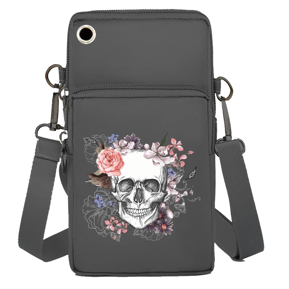 Mobile Phone Bag Shoulder Bags Wrist Pack Apple/Huawei/Samsung Universal Waterproof Cell Phone Packet Color Print Storage Pouch