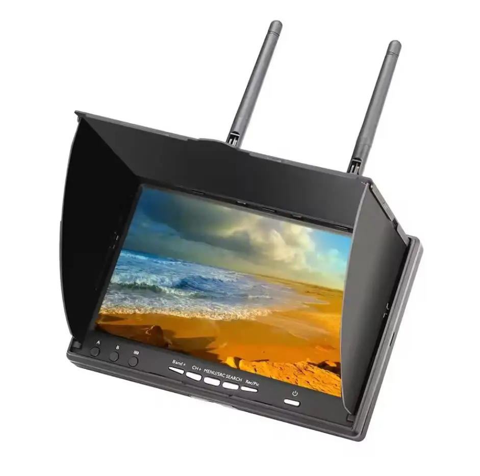 FPVモニター DVR付き 5.8G 40CH 7インチ液晶画面モニター 800x480ビデオディスプレイ 9IMOD LCD5802D FPVドローン クアッドコプター RCカー用