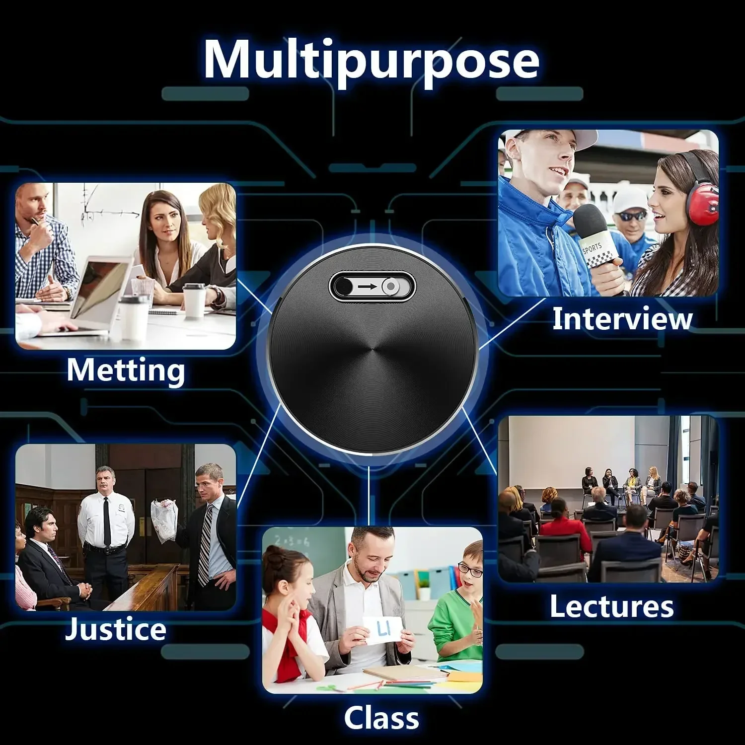 NEW 20 Hrs Professional Portable Dictaphone Sound Record Device Audio Recorder Digital Voice Recorder Recording 32G Small Pen