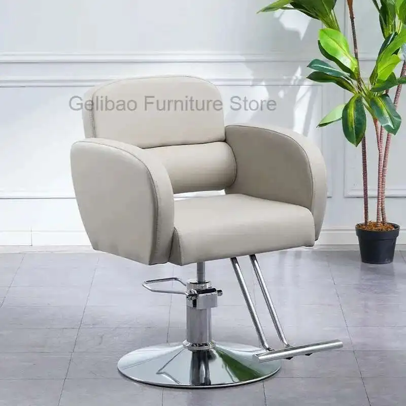 

Barber Chair Pump Hydraulic Chairs For Beauty Salon Simple Free Shipping Professionals Saloon Multifunctional Wheel Hairdressing