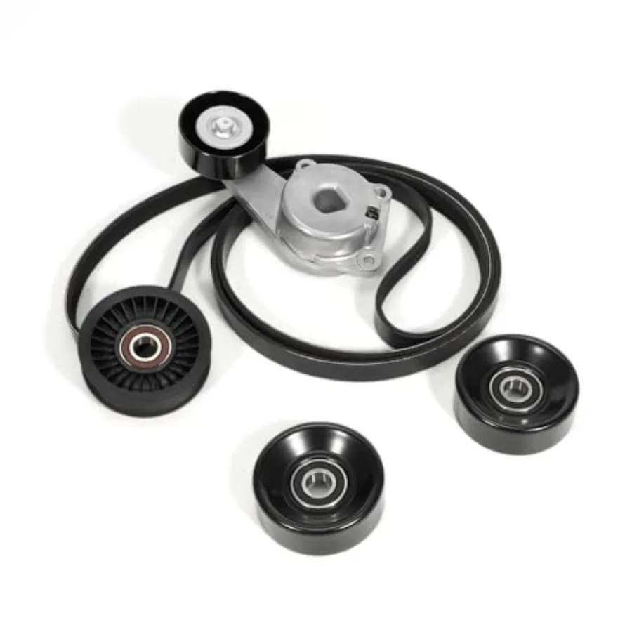 

90K-38274A Drive Serpentine Belt Tensioner Idler Pulley Complete Kit Fit for Ford F150 F250 F350 Explorer Lobo Expedition Linco