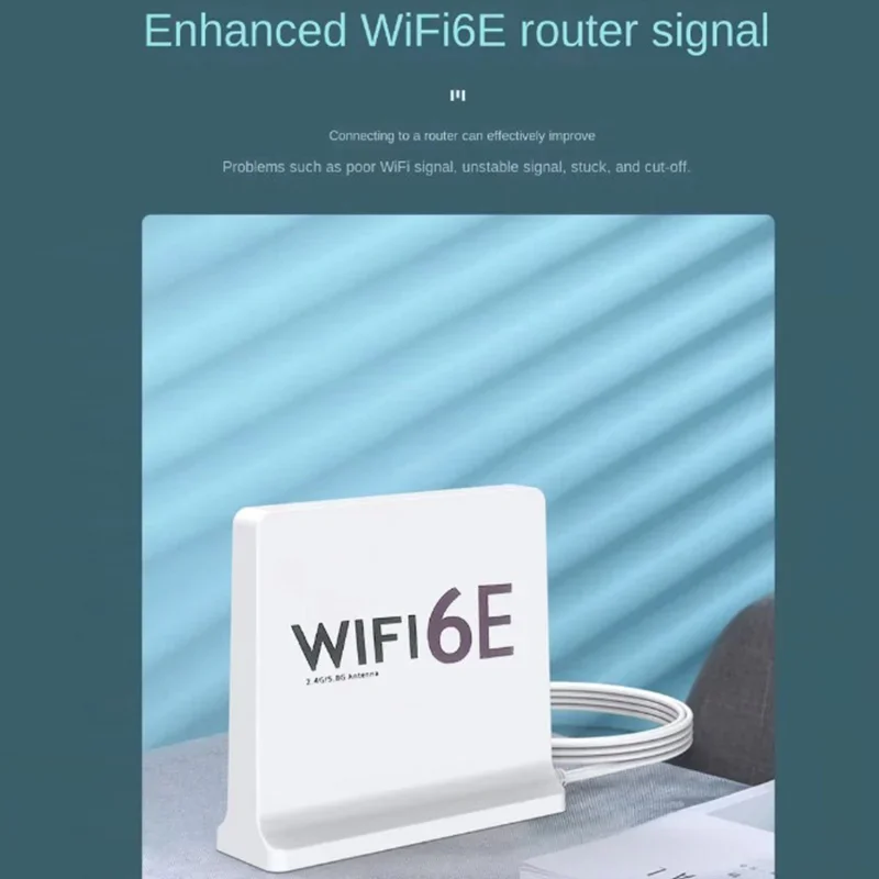 WIFI6E 2,4G/5G двухдиапазонный беспроводной сетевой маршрутизатор Wi-Fi RP SMA антенна внешний сетевой усилитель сигнала магнитная антенна
