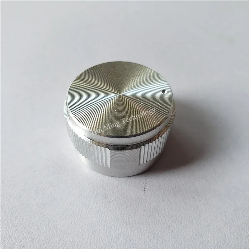 2Pcs High-Grade Aluminum Alloy Knob Potentiometer Knobs 26*16mm D shaft Dot Mark Stripe Tube Amplifier Encoder Volume Control