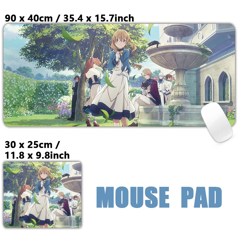 أسرار الساحرة الصامتة مونيكا ماوس الوسادة ل Genshin Impact أنيمي الألعاب مكتب حصيرة كبيرة ماوس XXL السجاد