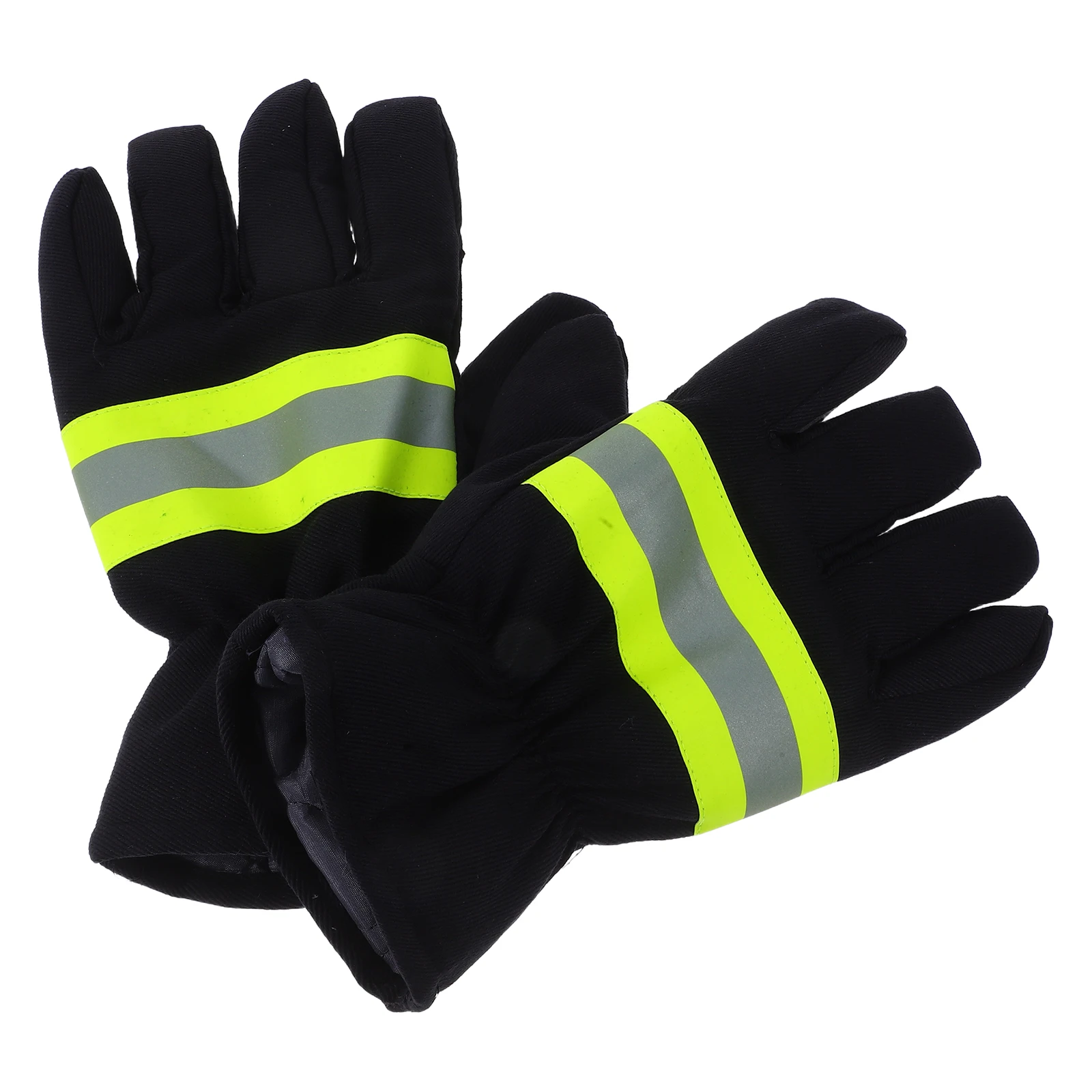 

Fire Insulation Gloves Working Cotton Bbq Proof for Men Heat Resistant Fighting Hand Insulated