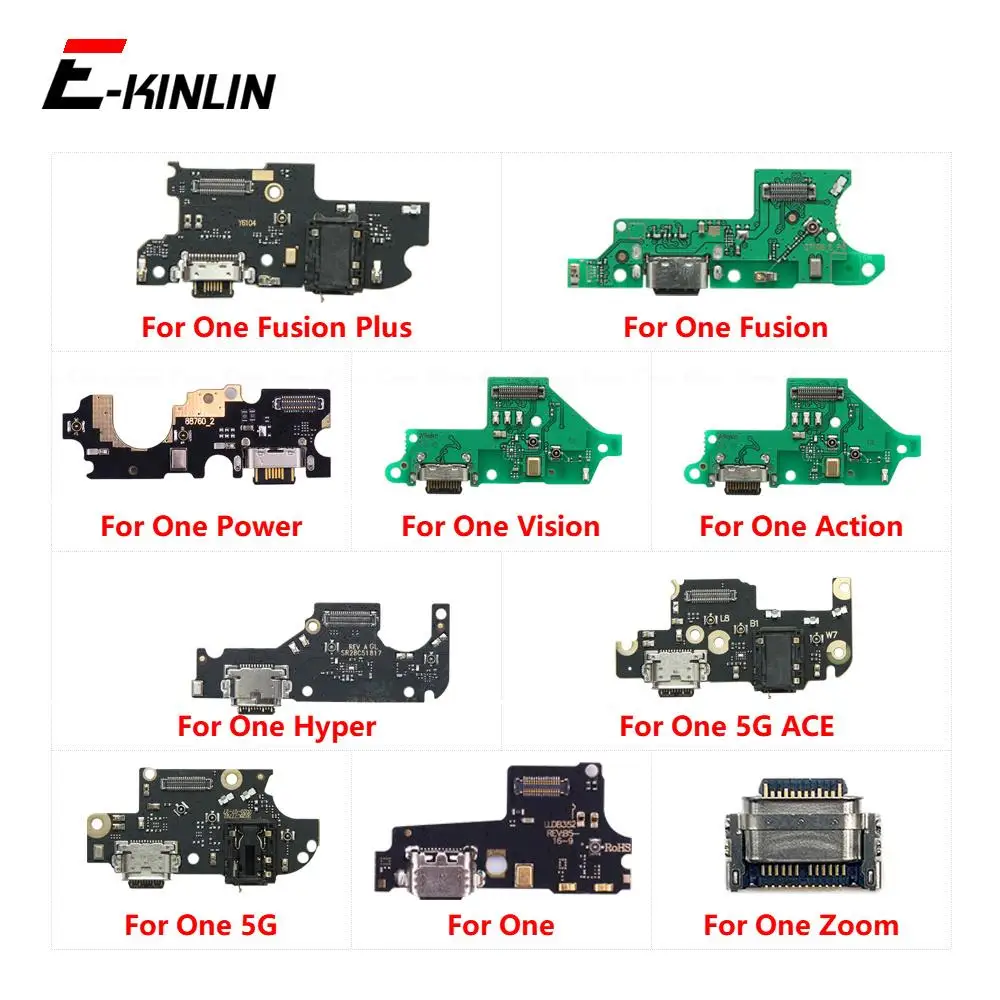 Power Charging Connector Plug Port Dock Board Flex Cable For Motorola Moto One 5G ACE Fusion Plus Hyper Macro Zoom Action Power