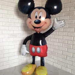 3D Disney Mickey Mouse Foil Balloons Standing Balloons Cartoon Balls Birthday Baby Shower Party Decoration Toy Supplies