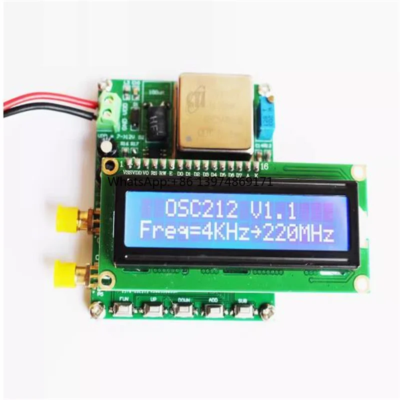 4K-220MHz RF Signal Generator Dual Independent Parameter Setting Sweep Function Professional RF Signal Source