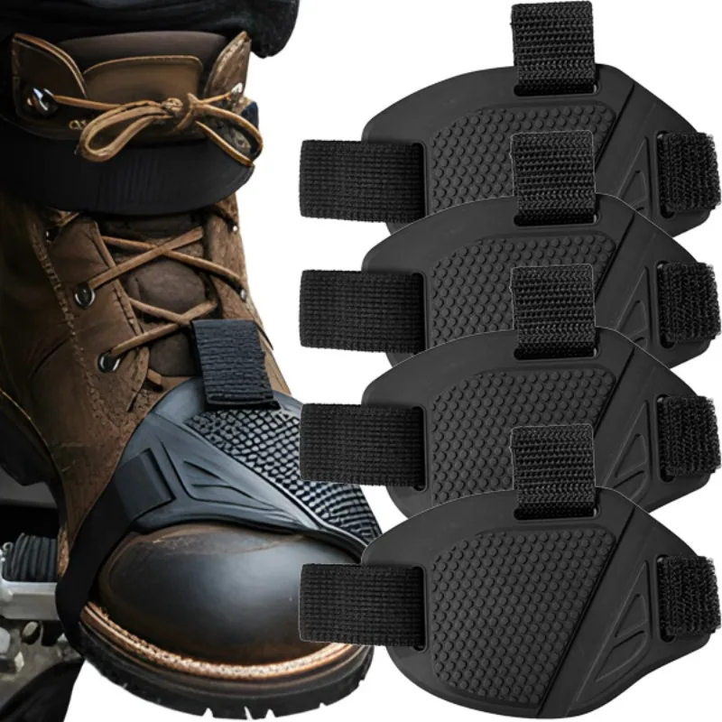 

Универсальная мотоциклетная накладка переключения передач, водонепроницаемая противоскользящая защита для обуви, мужская защита для Harley Honda Yamaha, аксессуары для верховой езды