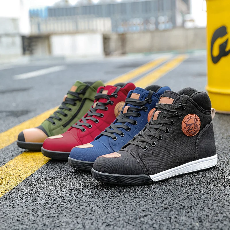 2025 Motorcycle Boots Motos Riders Protective Boots Waterproof Non-slip Motocross Mountain Racing Shoes Casual Shoes Botas Moto
