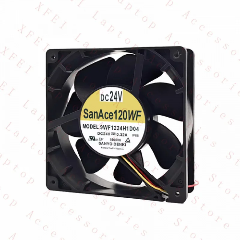 

F for SanAce120WF 9WF1224H1D04 DC24V 0.32A 3-wire cooling fan