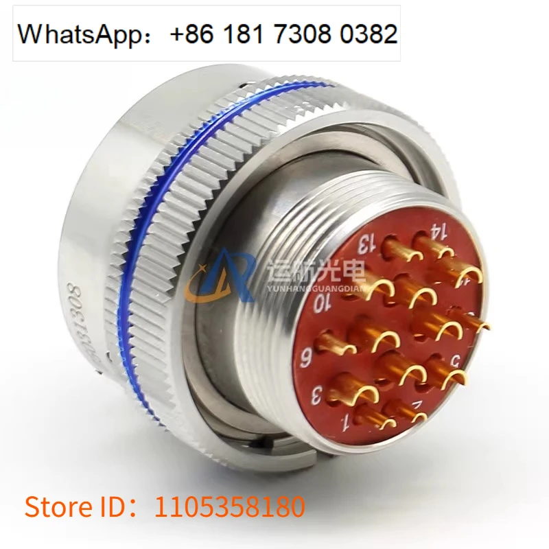 Corr-os-ion-Resistant 14-Pin Stainless Steel XCE Series Aviation Connector XCE24T14Z1P40 XCE24F14K1P40 IP67 Waterproof