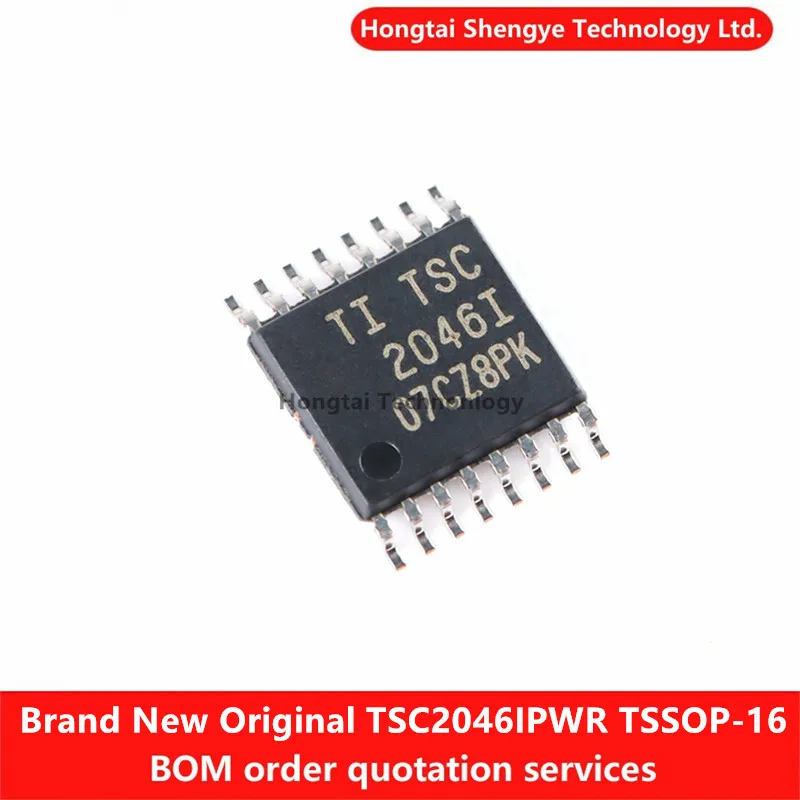 New Original TSC2046IPWR TSSOP-16 4-Wire Micro Touch Screen Controller IC Chip