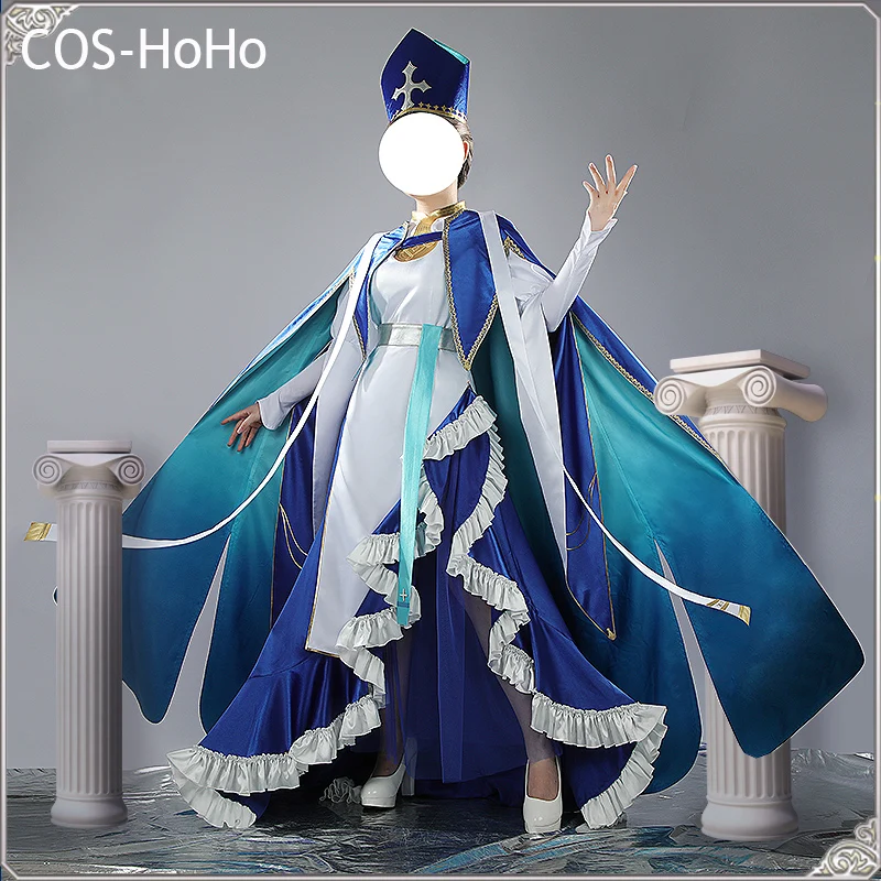 COS-HoHo Anime Fate/Grand Order FGO Joan Game Suit Gorgeous Uniform Cosplay Costume Halloween Carnival Party Role Play Outfit