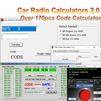 Car Radio Code Calculator V.2.0 Unlock Car Radio Code Car Stereo/Radio Code/Recode/Decode CD Over 170pcs Code for VW/Ford/Becker