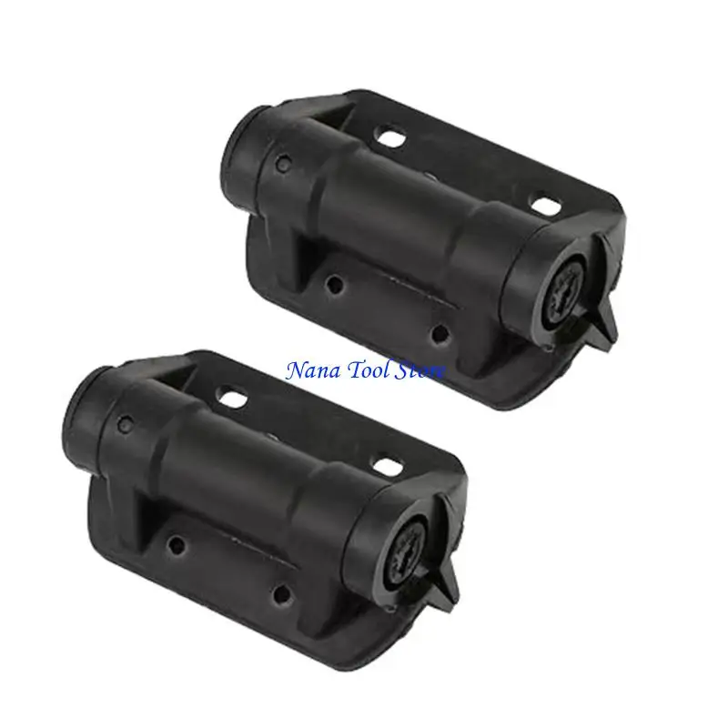 31GJ 2Pcs Adjustable Gate Hinges Nylon Safety Cap Auto Closing Hinge for Outdoor Use