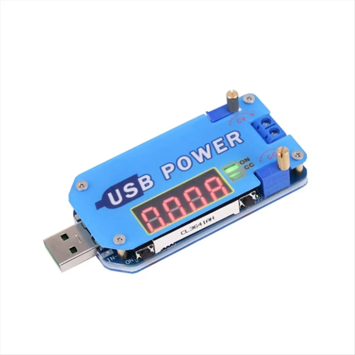 Adjustable DC-DC Converter Module 15W with CC CV USB Step Up/Down Boost Buck 5V to 30V Output with Shell Case