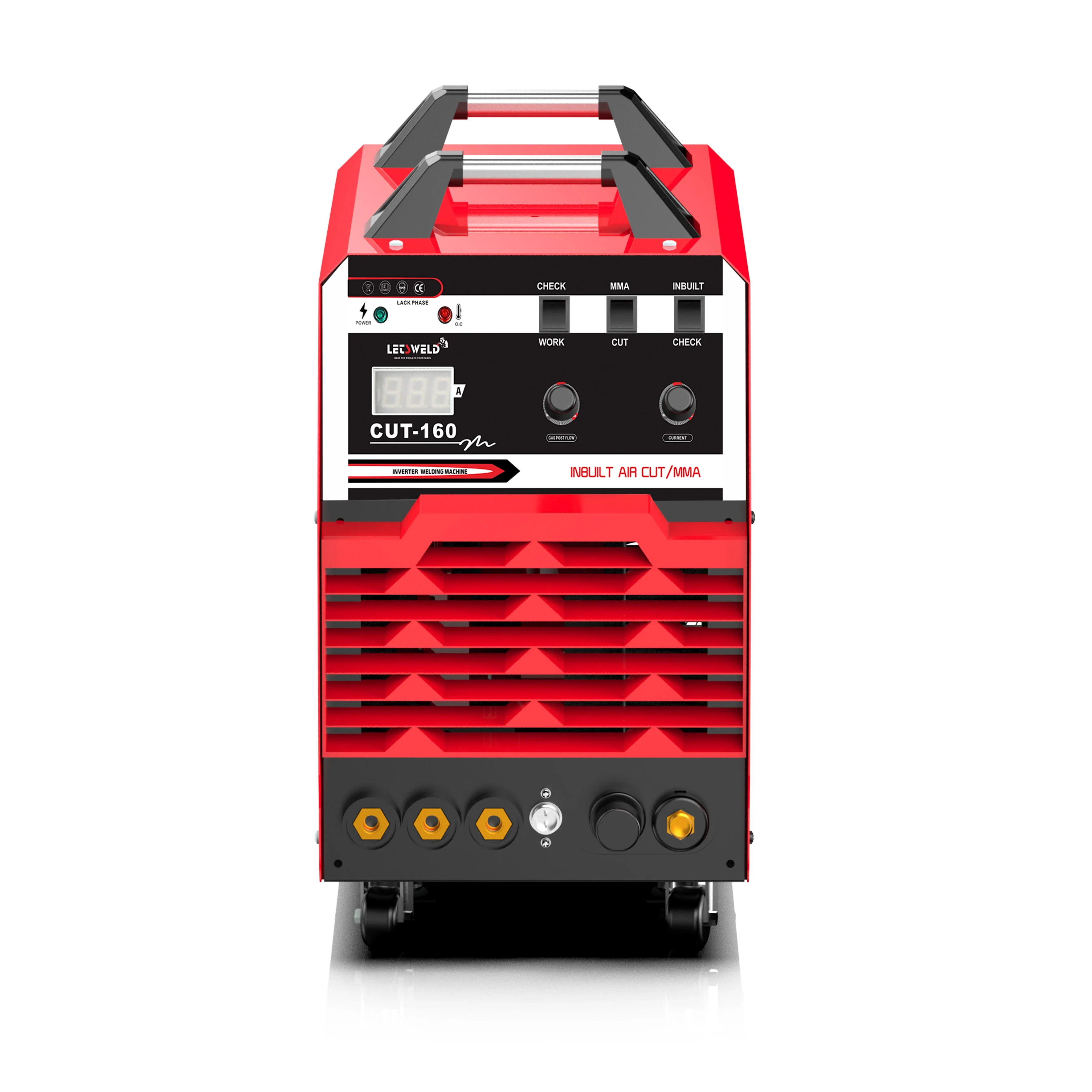 NEW PLASMA CUT INBUILT AIR COMPRESSOR CUT/MMA 2 in 1 12kw 25-30mm Cutting Thickness 380V Welding Equipment