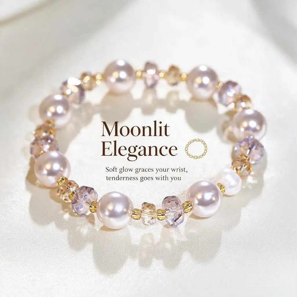 Luxury Elegant Crystal Pearl Beaded Bracelet For Women Dainty Luxury Delicate Versatile Wrist Jewelry Multiple Styles Ideal Gift