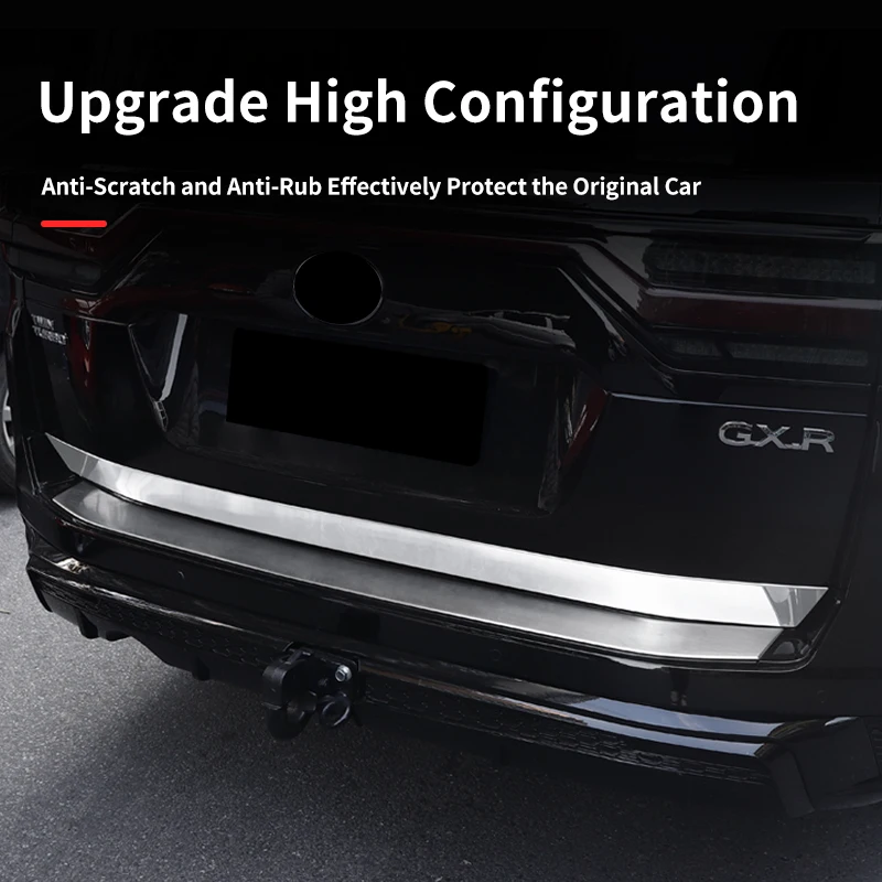 For 2021-2024 Toyota Land Cruiser 300 Stainless Steel Tailgate Decorative Strip Modification Lc300 Trunk Bright Strip Accessorie